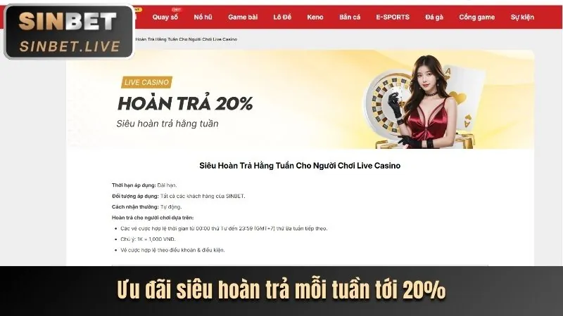 Casino Trực Tuyến Sống Động